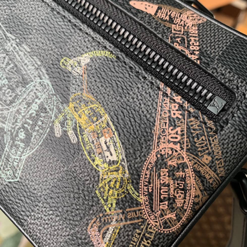 Louis Vuitton Mini Soft Trunk Black N45278 Replica Shoulder Bag