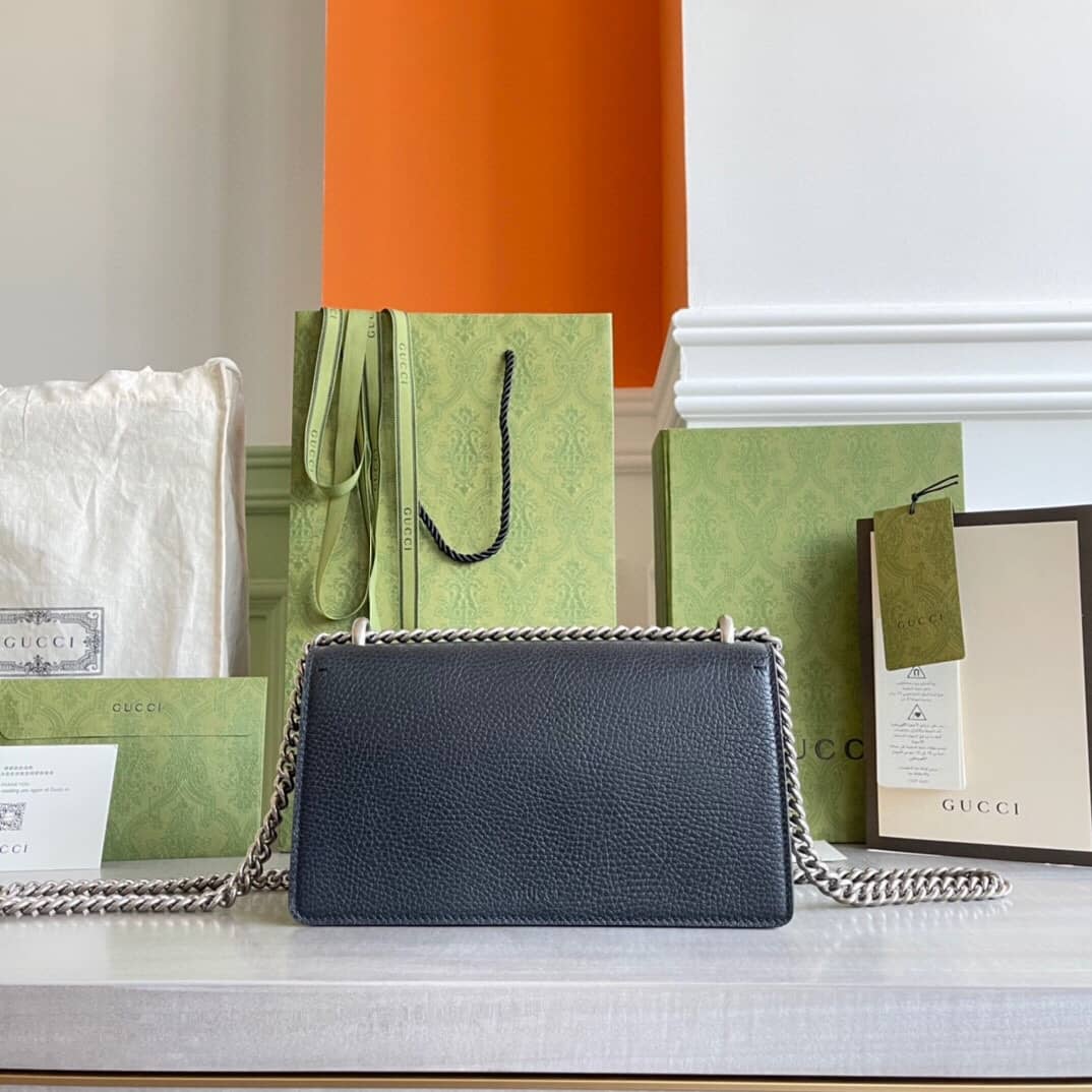 Gucci GG Dionysus Small Shoulder Bag Replica Black 499623