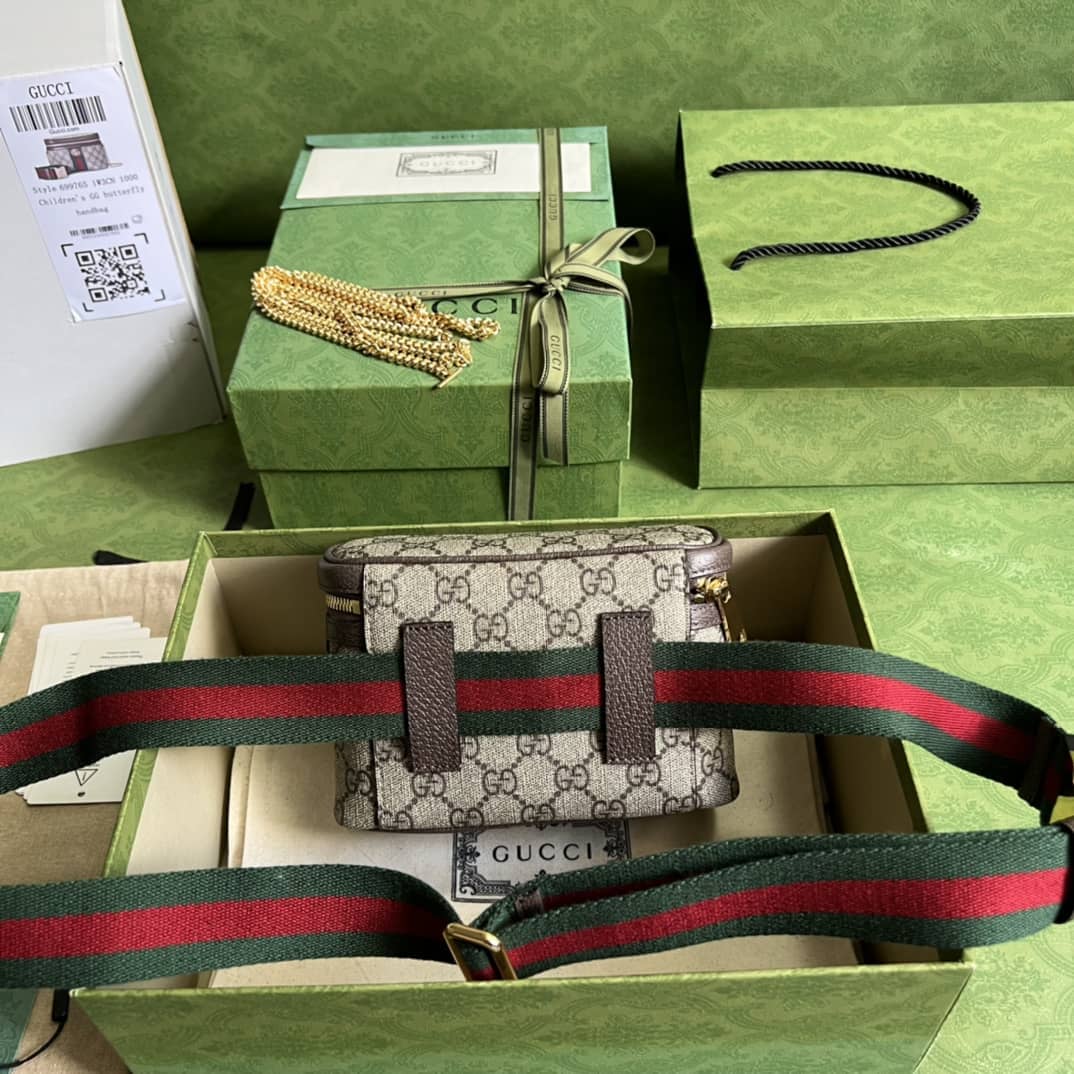 Best Replica Gucci Ophidia With Web 699765 Replica Belt Bag(ColaReps)