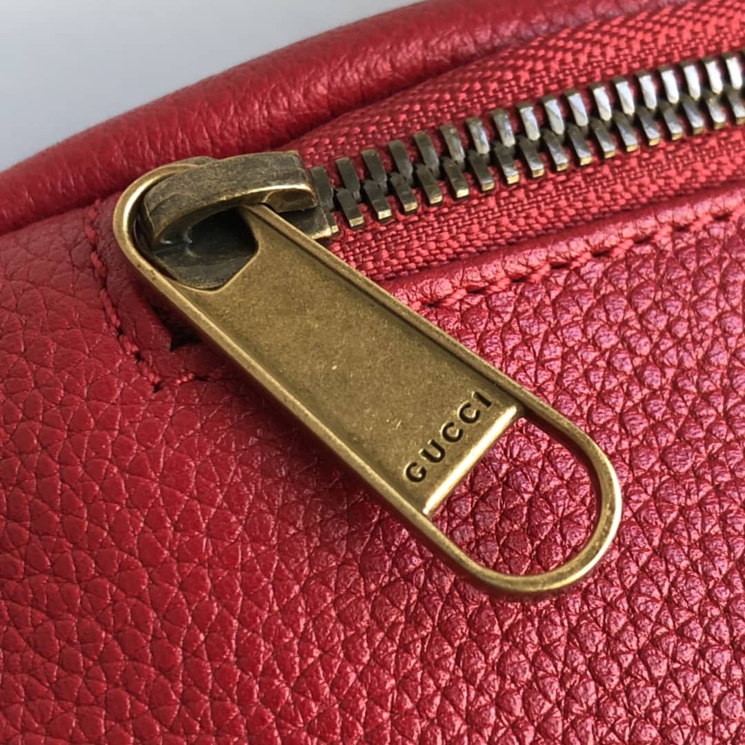 Gucci Print Small Waist Body Belt Bag Replica Red 527792