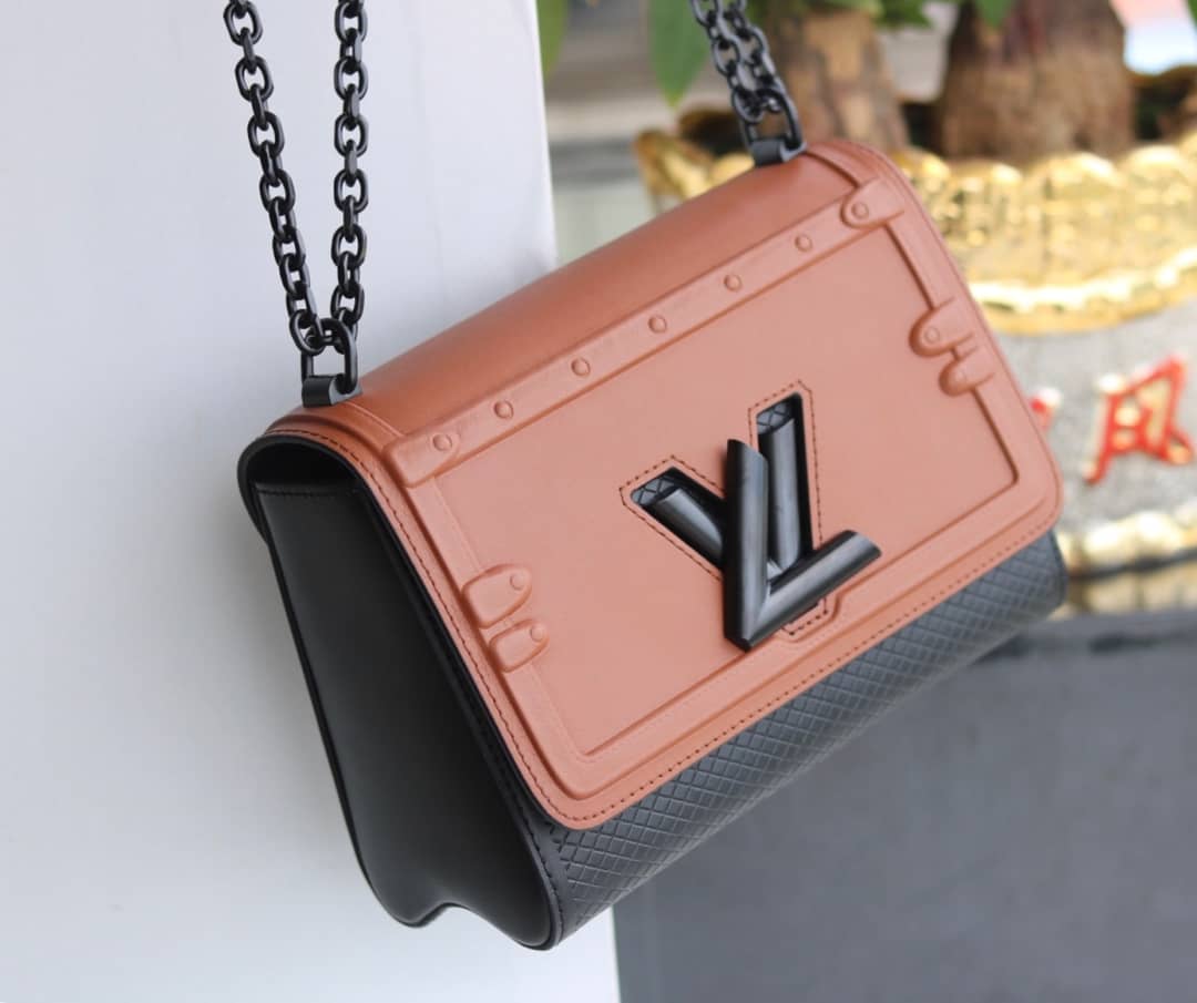Louis Vuitton Twist Epi Handbag Replica Brown M50320