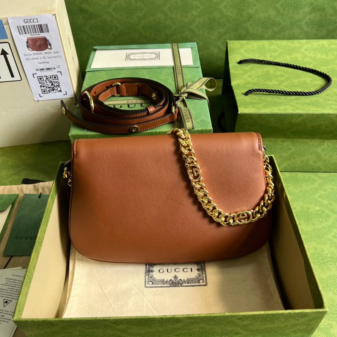Gucci Blondie 699268 Shoulder Bag Brown Replica