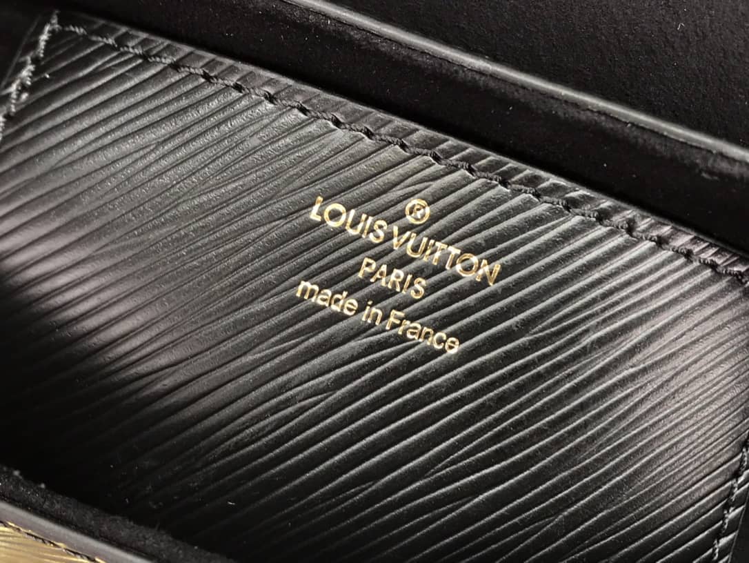 Louis Vuitton Monogram 2Way Leather TWIST Replica Handbag Black M58526