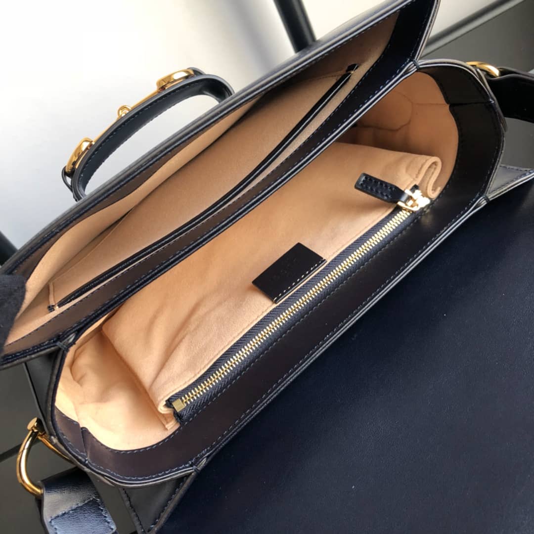 Gucci Horsebit 1955 Shoulder Bag Replica Blue 602204