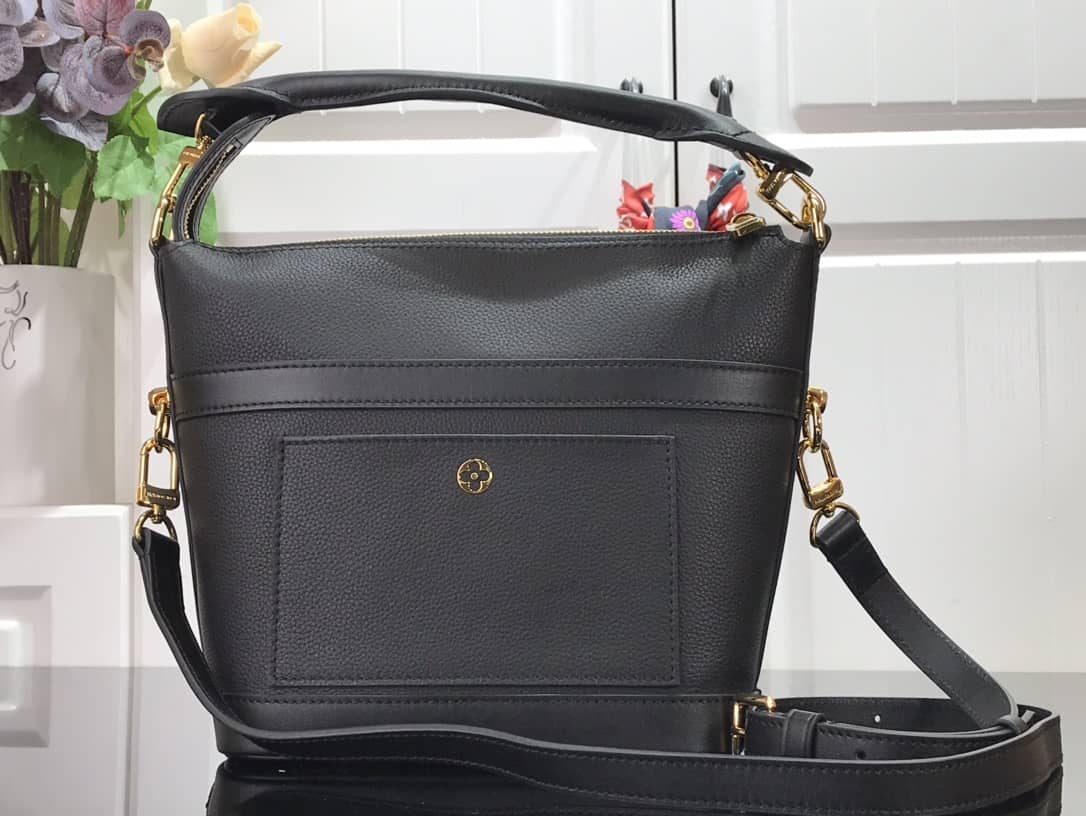 Louis Vuitton Cruiser PM Calfskin Leather Replica Bag Black M57934