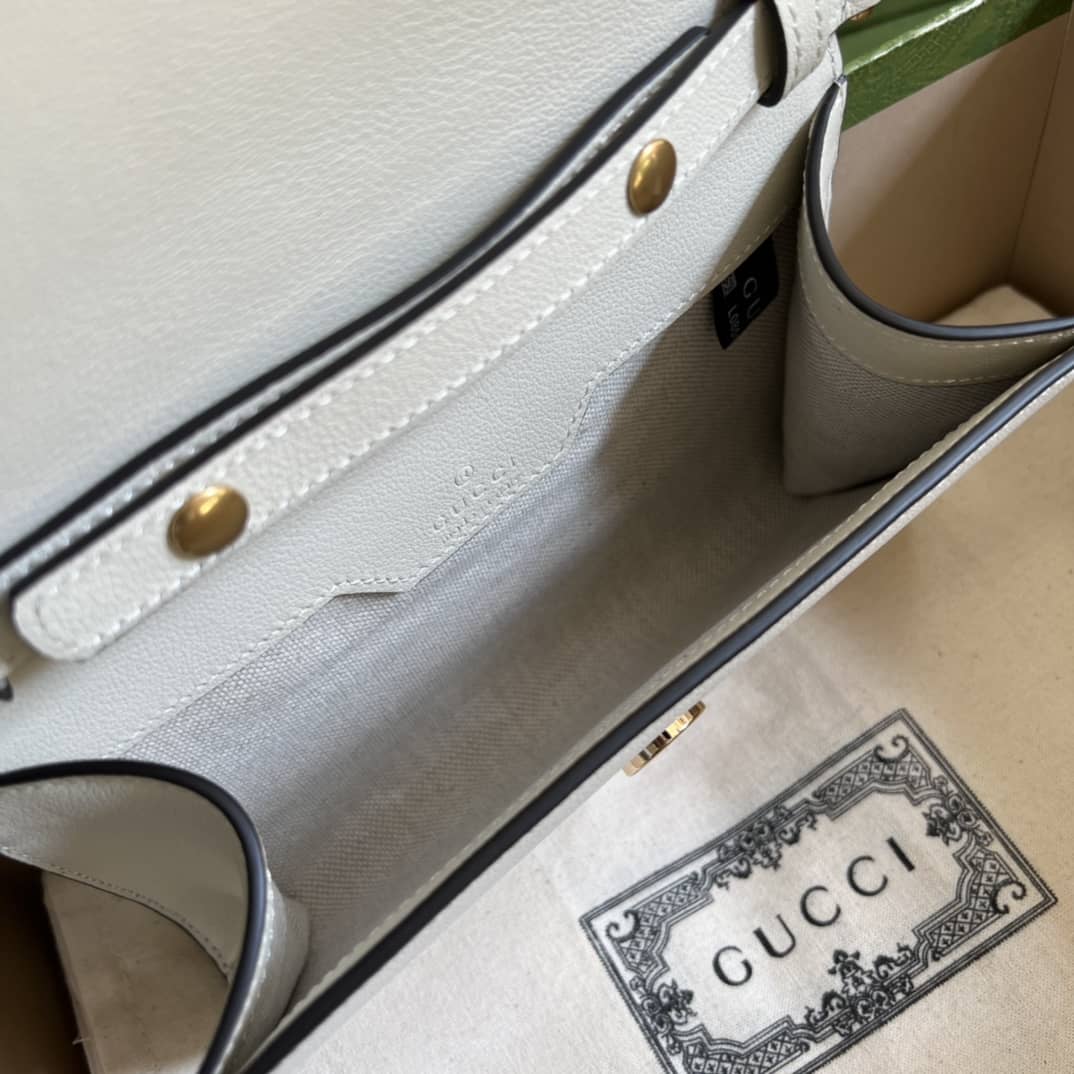 Gucci GG Small Top Handle Tote Bag With Bamboo 675794 Replica