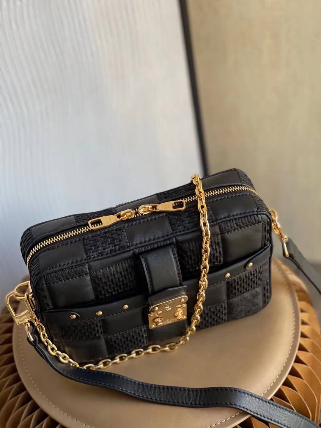 Louis Vuitton Troca PM Black M59116 Replica Crossbody Bag