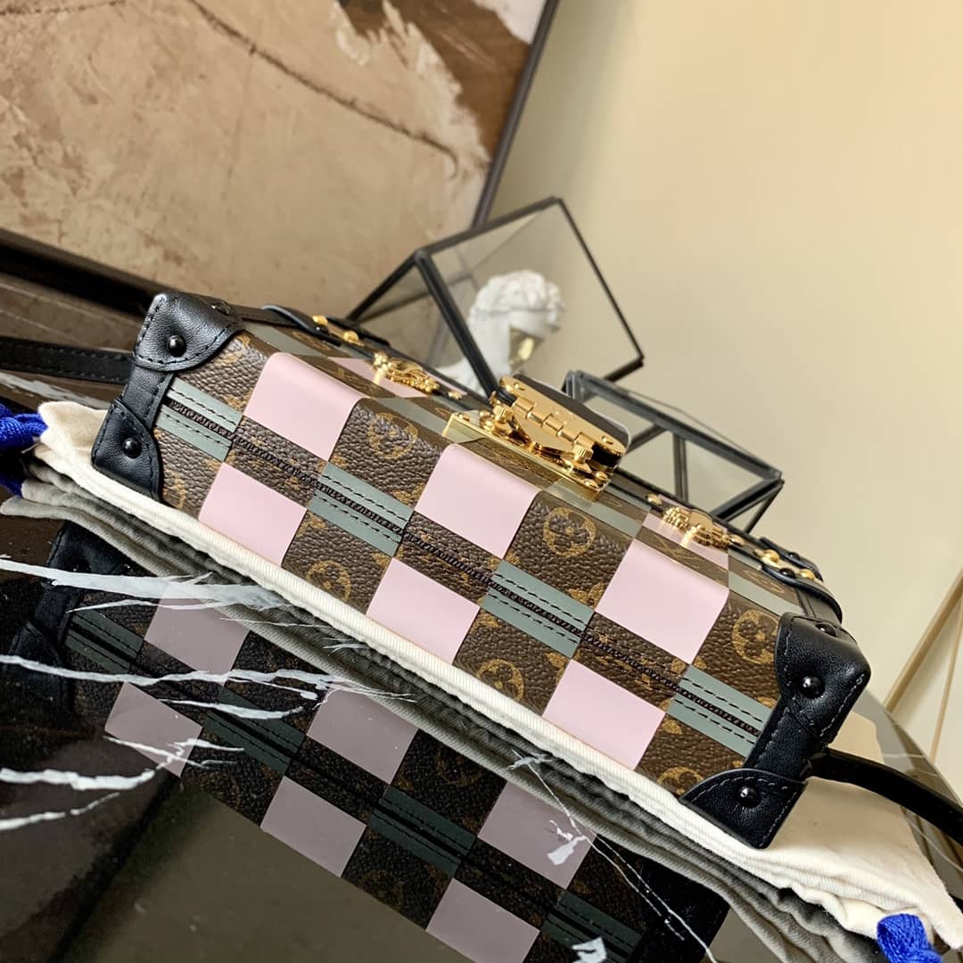 Louis Vuitton Peptite Malle 2 Tone Replica Trunk M55520