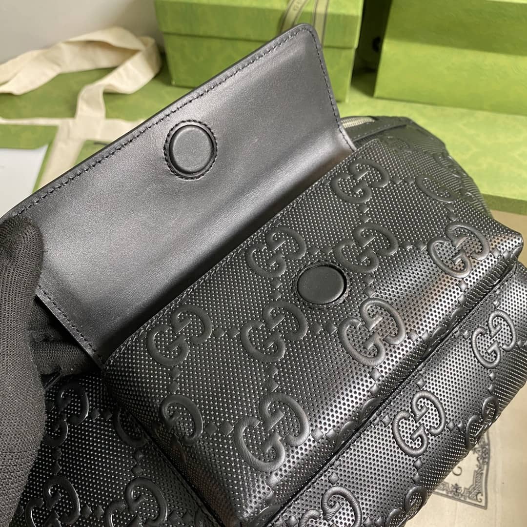 Gucci GG Embossed Leather Belt Bag Bumbag Replica 645093