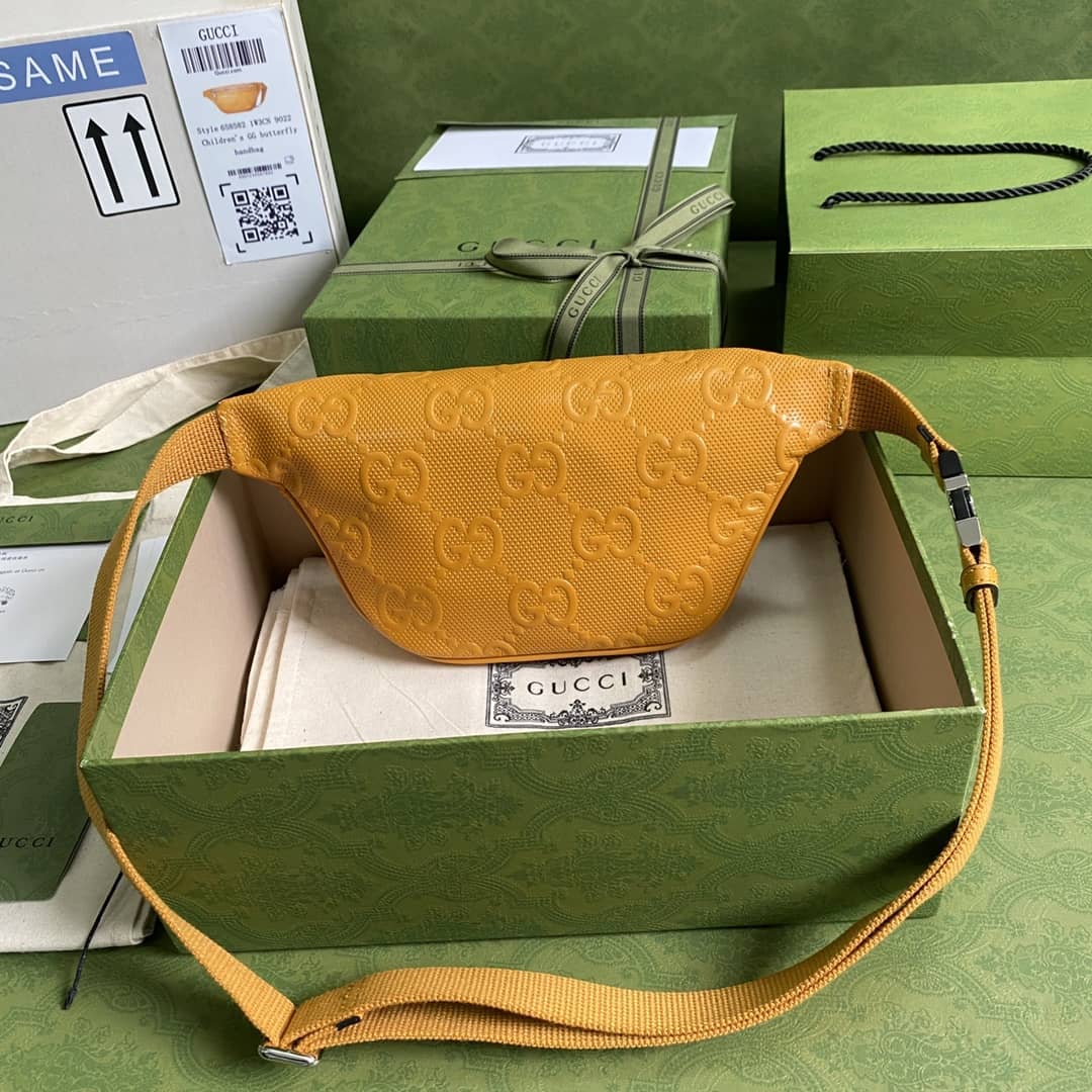 Gucci GG Embossed Belt Bag Replica 658582