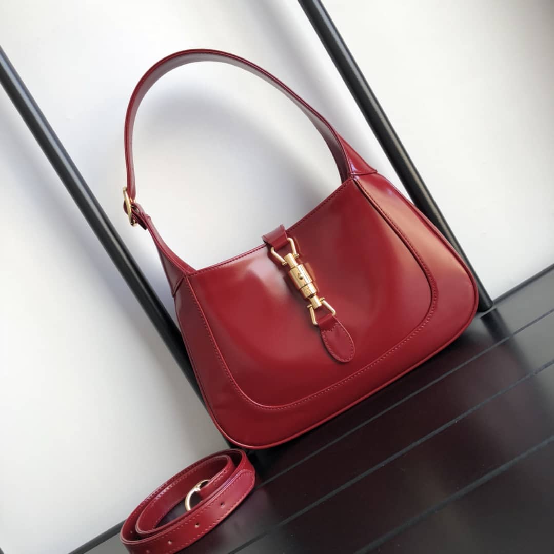 Gucci GG Jackie 1961 Small Hobo Shoulder Bag Replica Red 636709