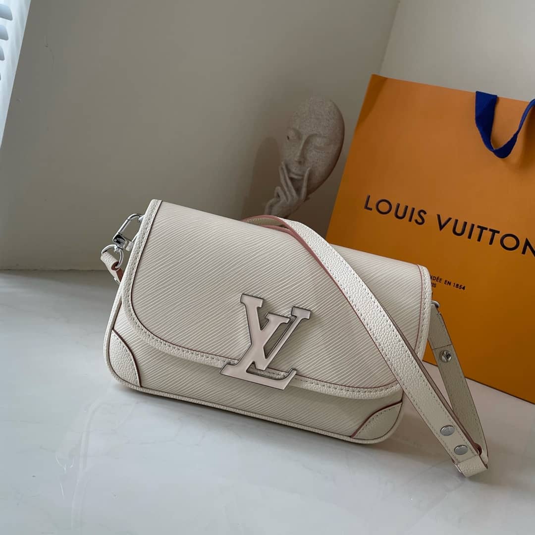 Louis Vuitton Buci Epi Leather White M59457 Replica Crossbody Bag
