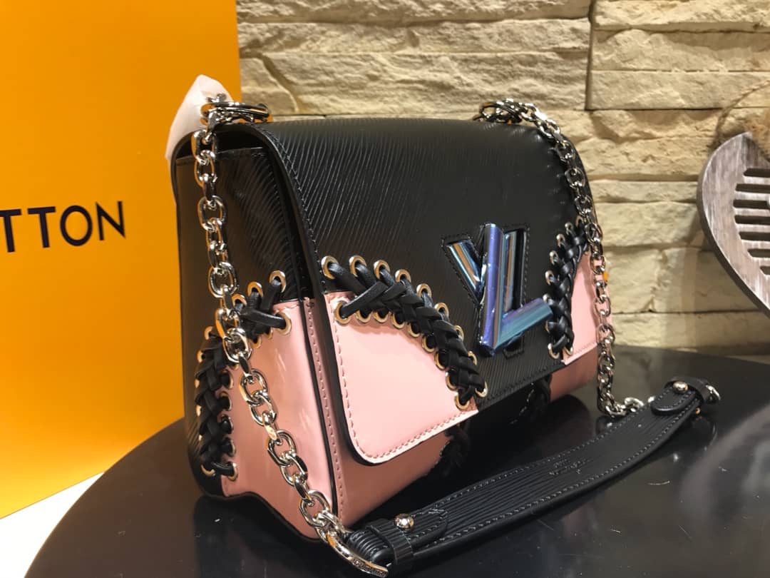 Louis Vuitton Replica Twist MM Epi Leather Bag Pink