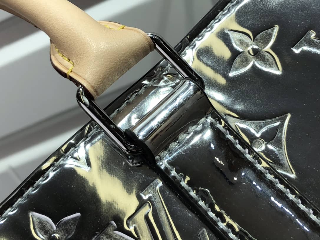 Louis Vuitton Sac Plat Monogram Mirror Coated Canvas Replica Bag