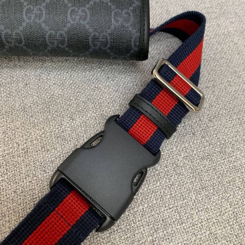 Gucci GG Psychedelic Belt Bag Replica Black 598113
