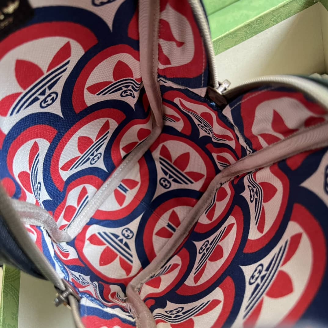 Gucci Adidas x Gucci Mini Top Handle Black 702387 Replica Clutch