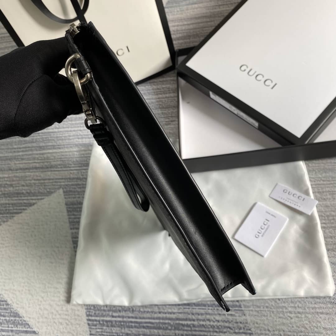 Gucci Animarie Wolf GG Supreme Clutch Replica 547084