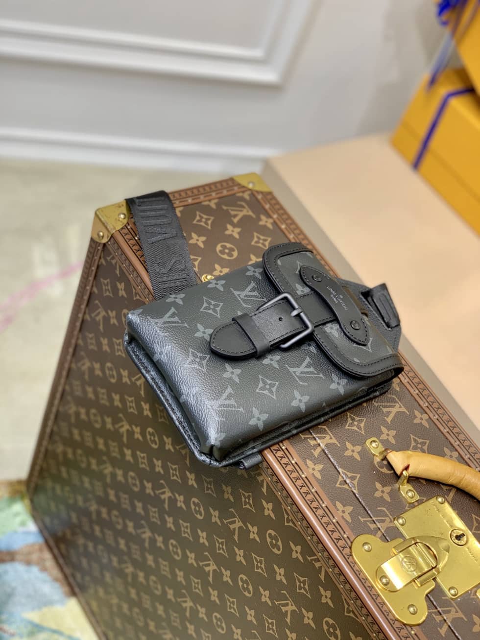 Louis Vuitton Saumur Slingbag Monogram Eclipse M45912 Replica Shoulder Bag
