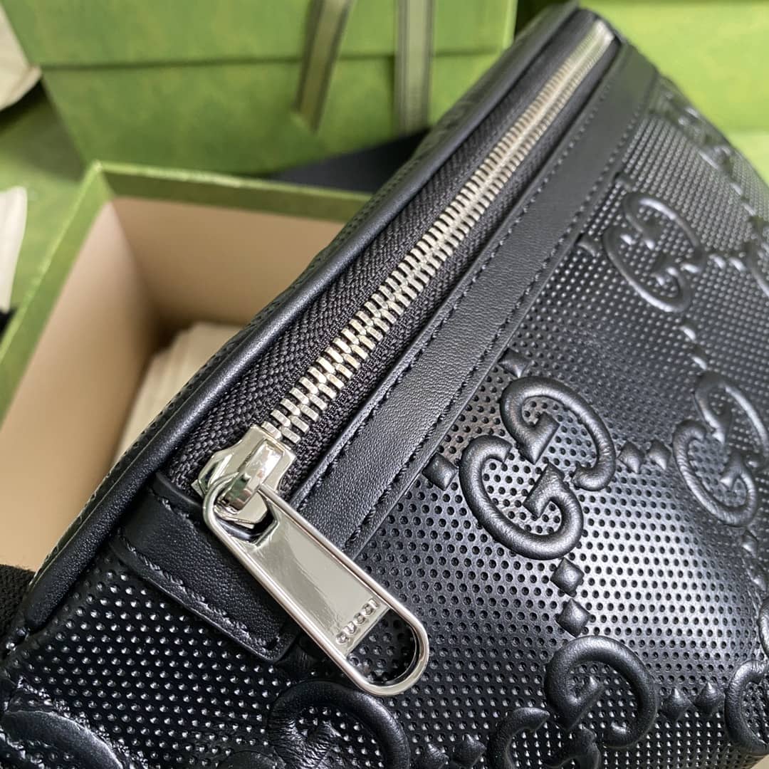 Gucci GG Embossed Belt Bag Replica 658582