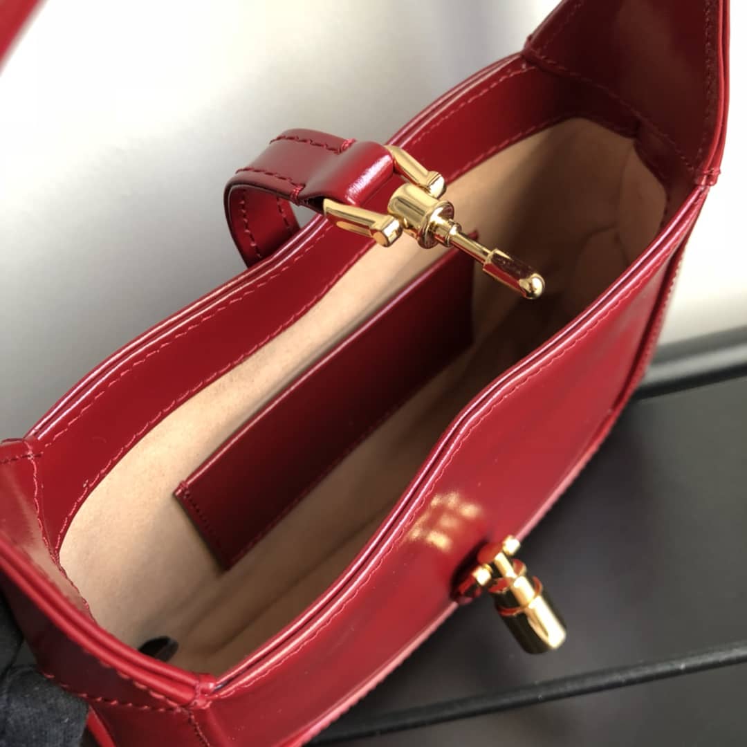 Gucci Jackie 1961 Mini Shoulder Bag Replica Red 637092