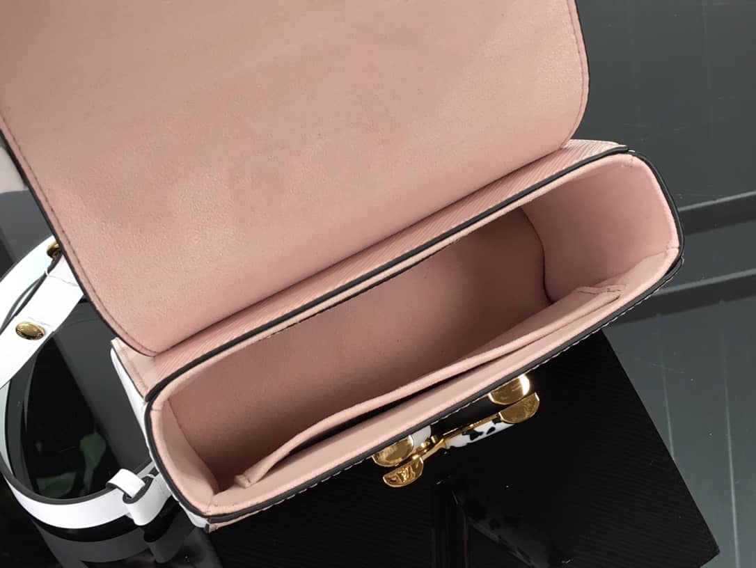 Louis Vuitton Monogram 2Way Leather Twist Replica Handbag Pink M58526