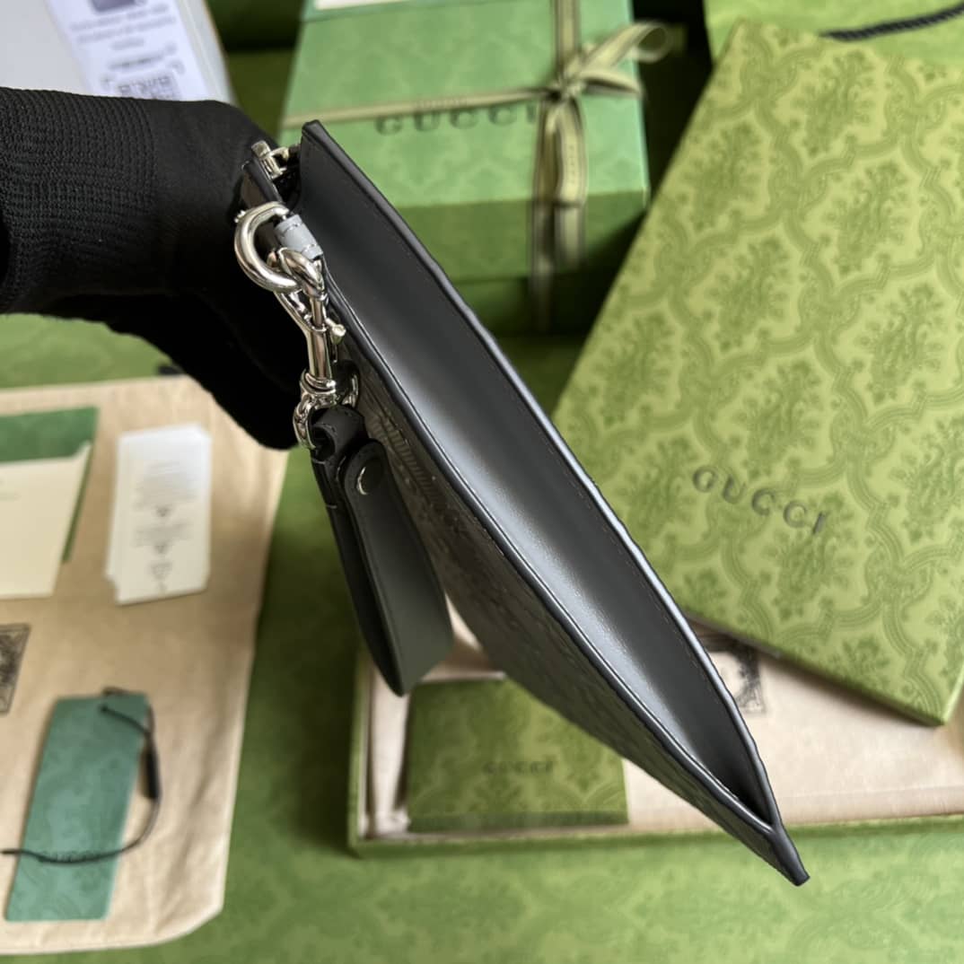 Gucci Purse Dupes Mens GG Embossed Pouch 625569