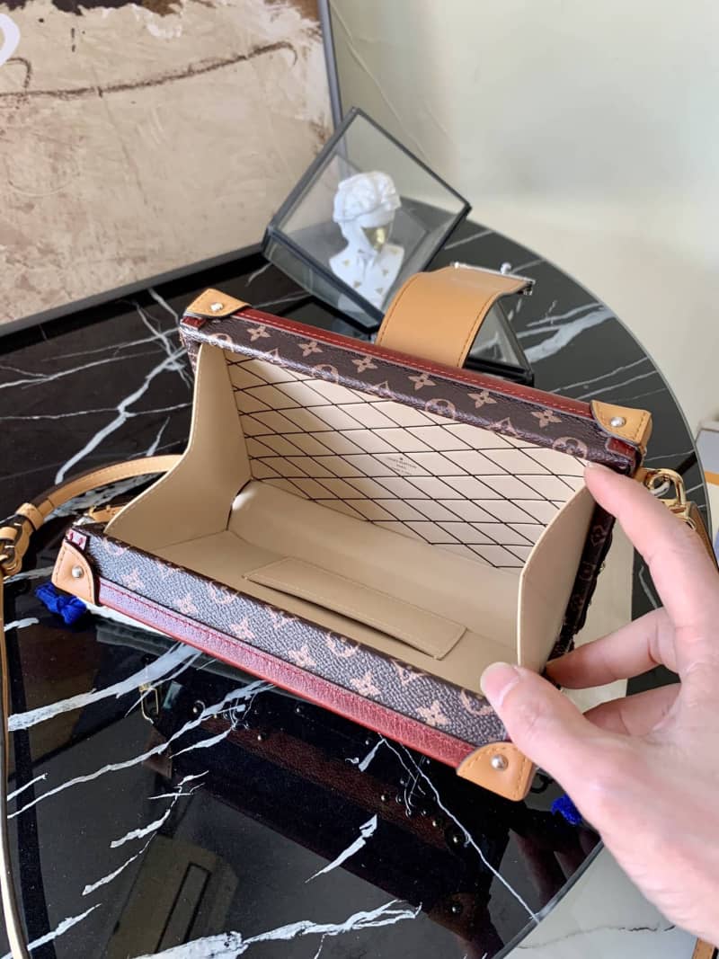 Louis Vuitton Monogram Canvas Petite Malle Replica Bag M52737