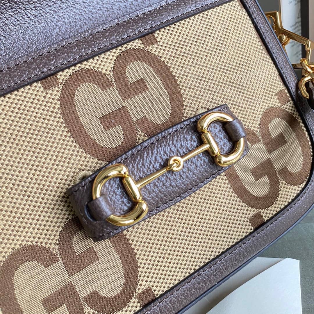 Gucci Horsebit 1955 Mini Shoulder Bag Brown 658574 Replica