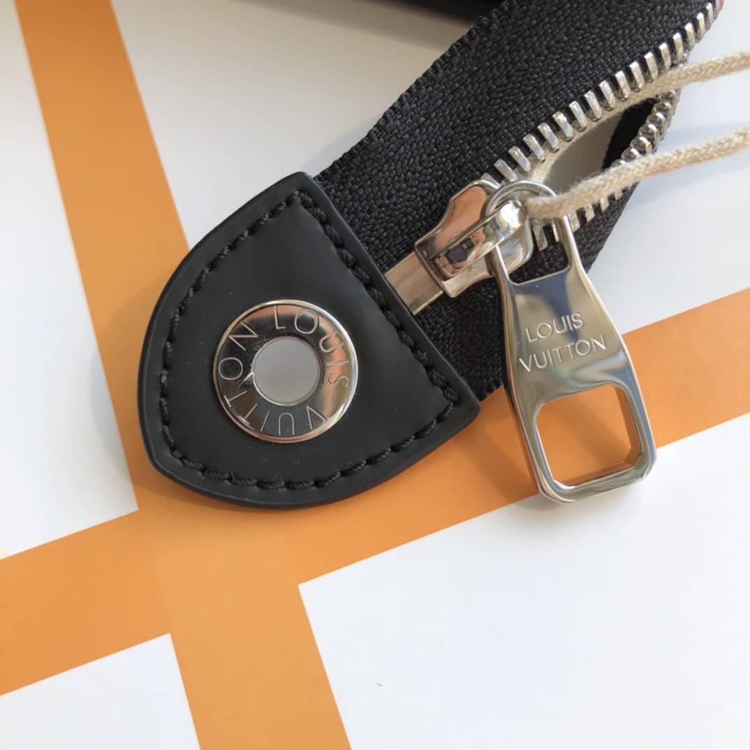 Louis Vuitton Stripe Replica Pochette Voyage MM Damier Graphite Yellow N60107