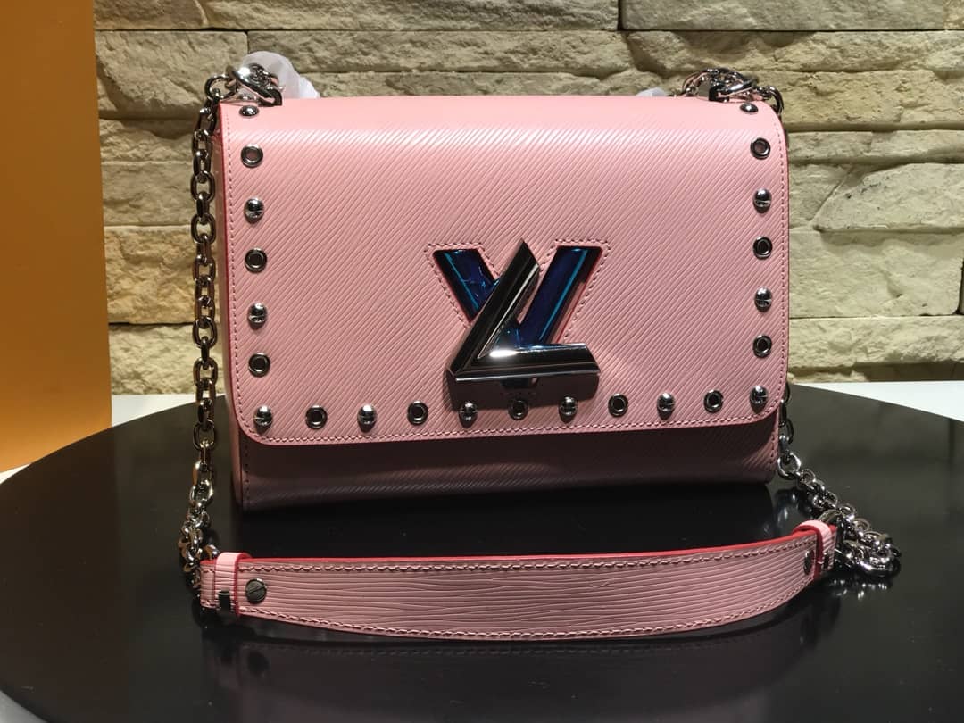 Louis Vuitton Twist MM Inspired Chain Shoulder Bag
