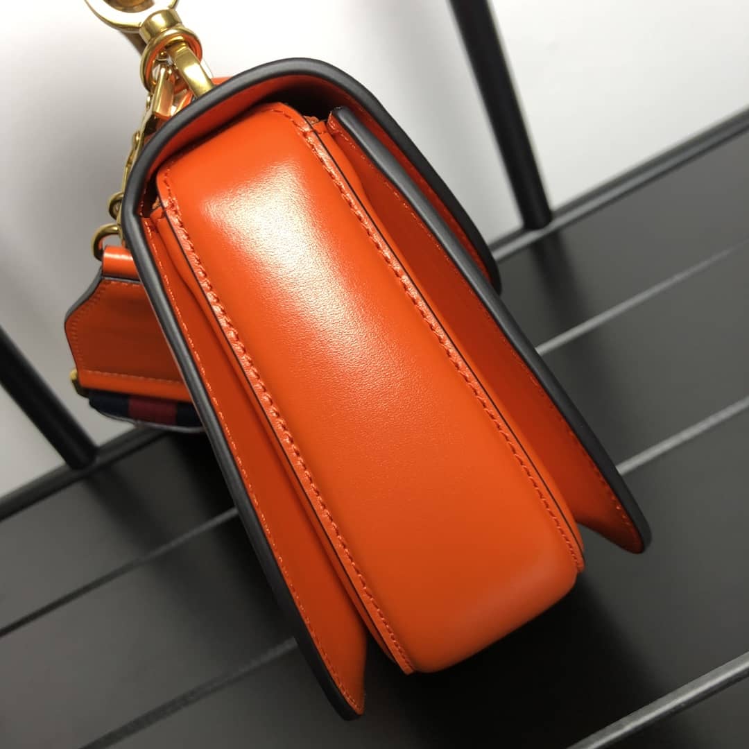 Gucci Bamboo 1947 Small Top Handle Bag 675797 Red Replica