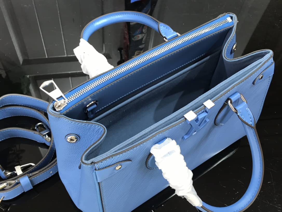 Louis Vuitton Grenelle PM Tote Replica Blue M57681