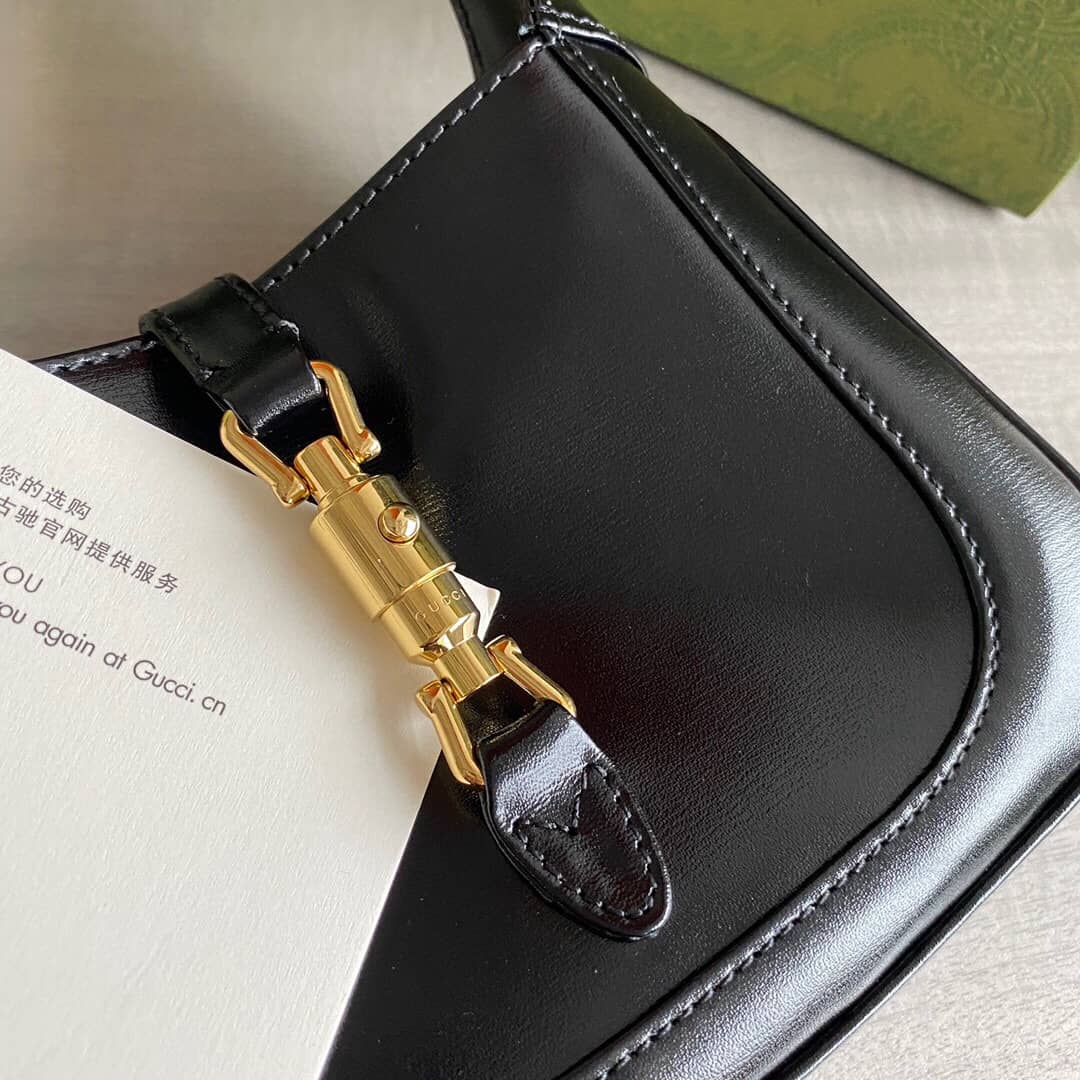Gucci Jackie 1961 Mini Shoulder Bag Replica Black 637091