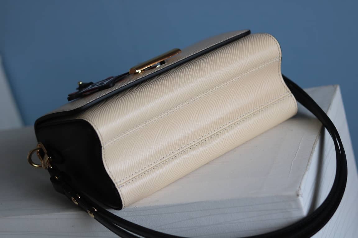 Louis Vuitton Textured Epi Leather Twist Series Bag Beige