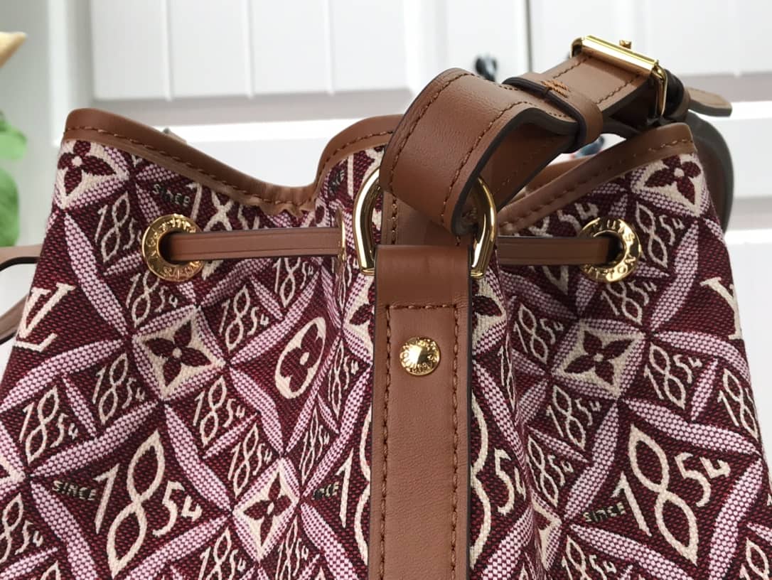 Louis Vuitton Monogram Jacquard Since 1854 Petit NOE Replica Bag M57154