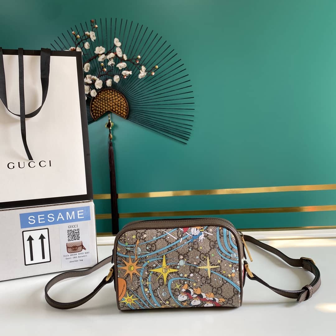Gucci GG Disney Donald Duck Shoulder Bag Replica 648124
