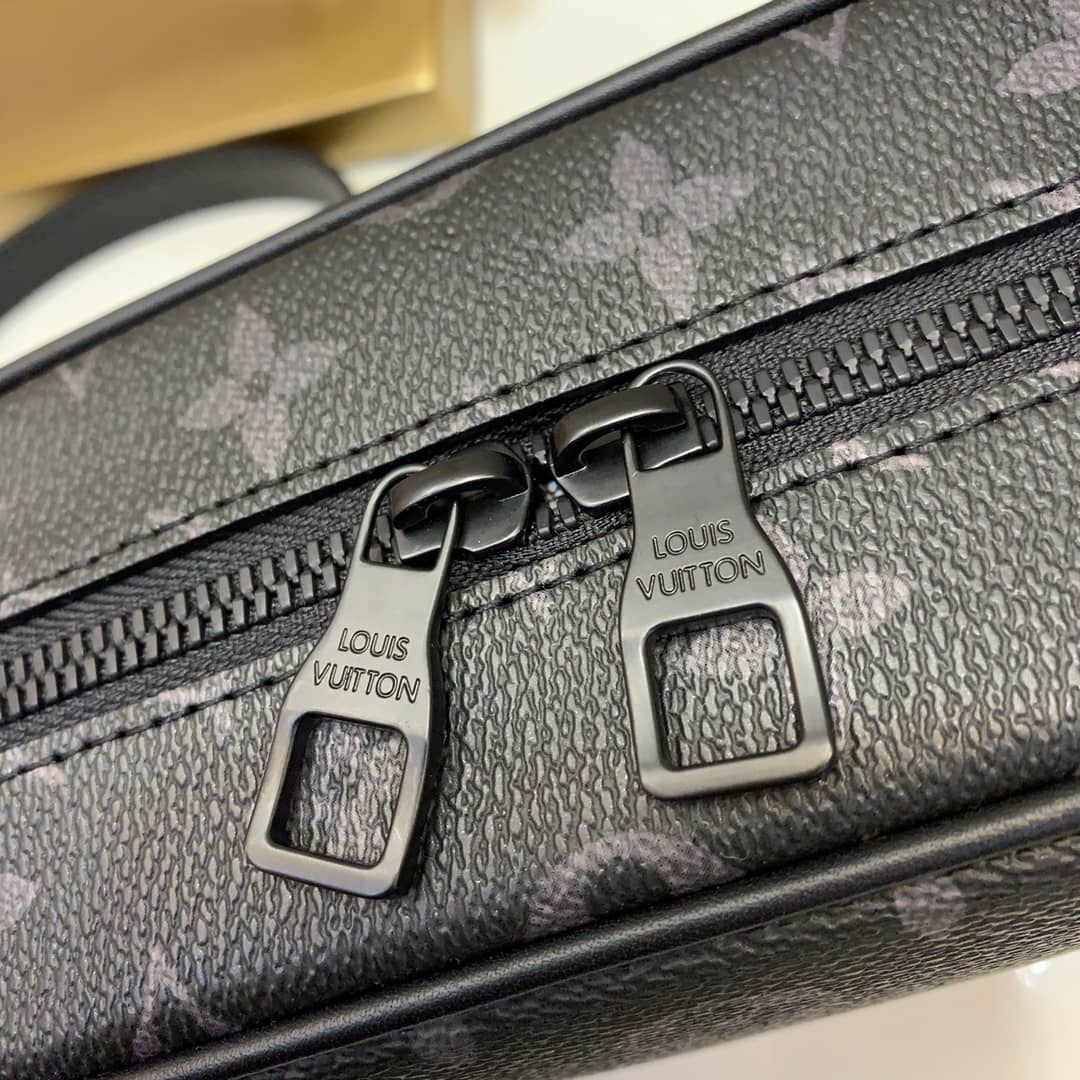 Louis Vuitton Monogram Eclipse Mini Soft Trunk Replica Bag M44735