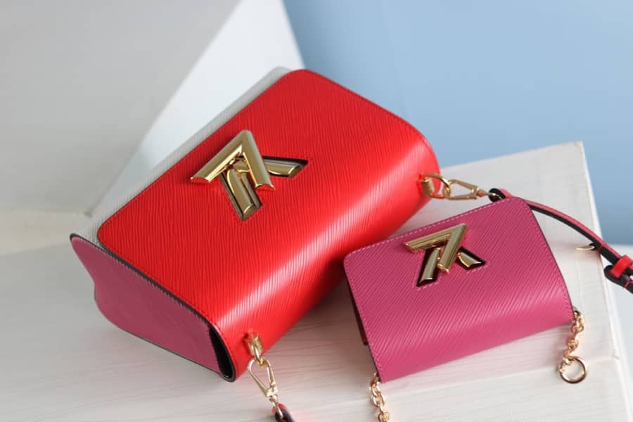 Louis Vuitton Epi Leather Twist Series Bag 2pcs/set