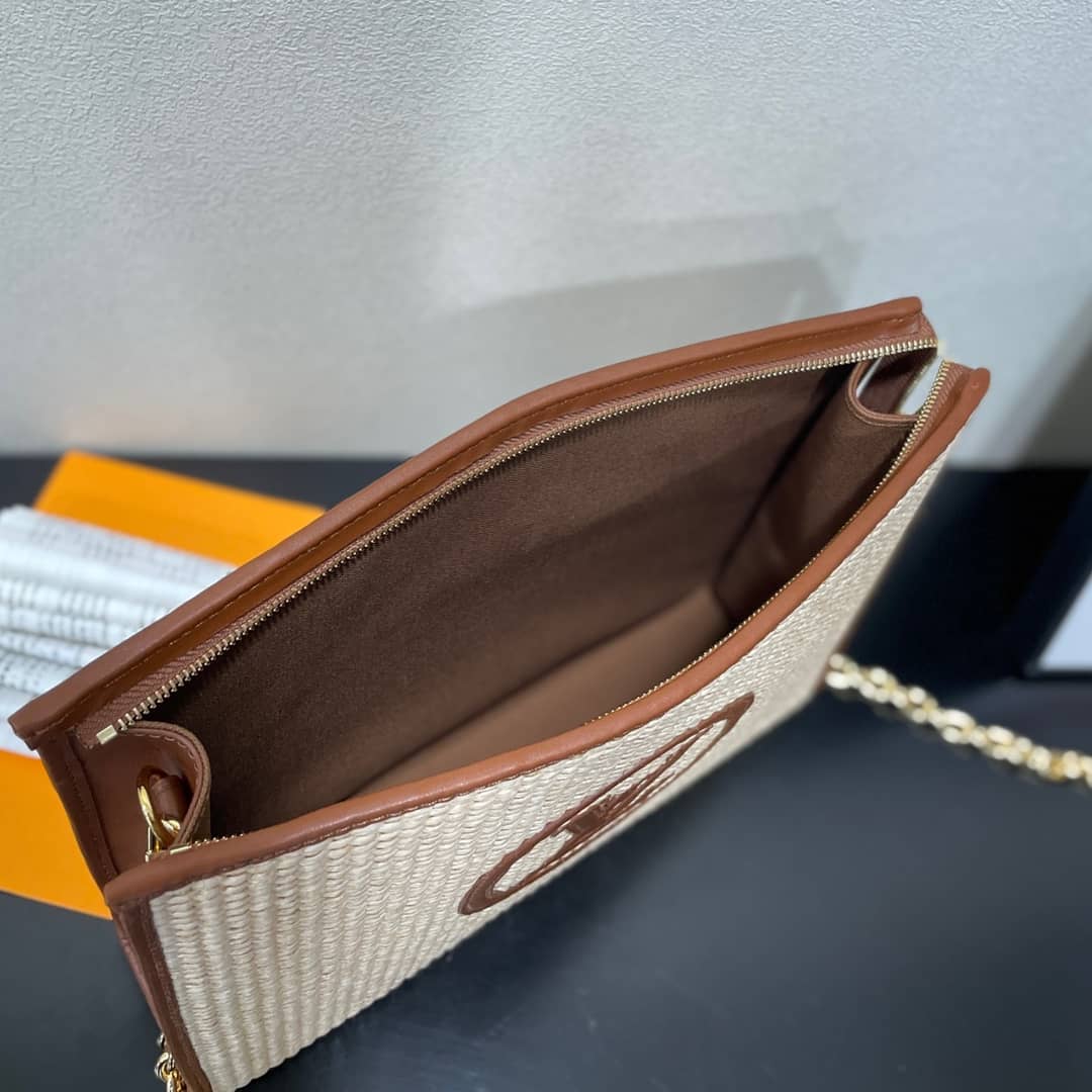 Louis Vuitton Toiletry Pouch on Chain Circle Logo M81366 Replica