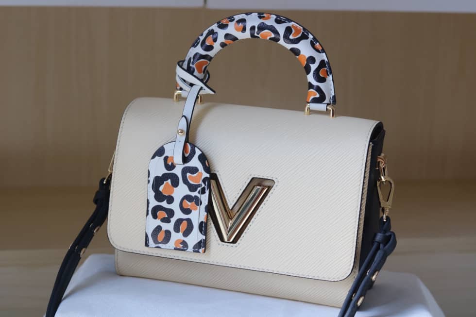 Louis Vuitton Twist Leopard Handle Bag Epi Leather PM M50362 Replica Shoulder Bag