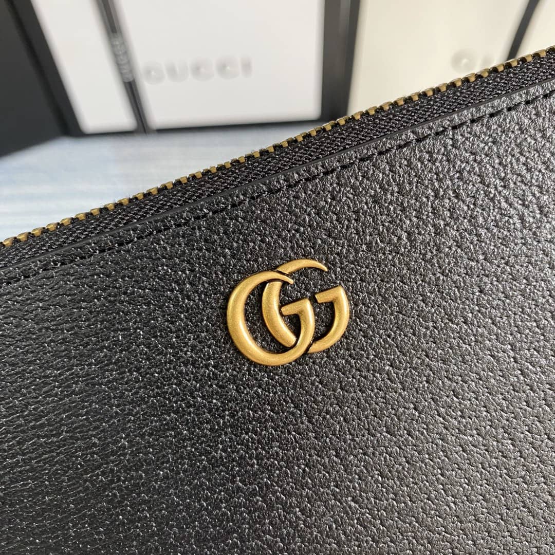 Gucci GG Marmont Leather Pouch Replica 475317