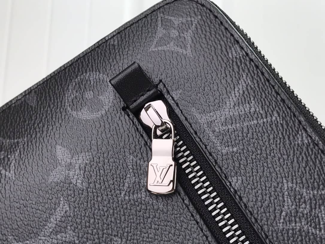 Louis Vuitton Monogram Eclipse Canvas Replica Pouch Black M60417