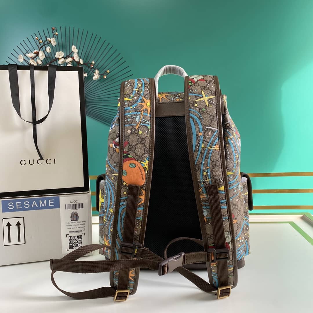 Gucci Disney X Gucci Donald Duck Medium Backpack Replica 645051