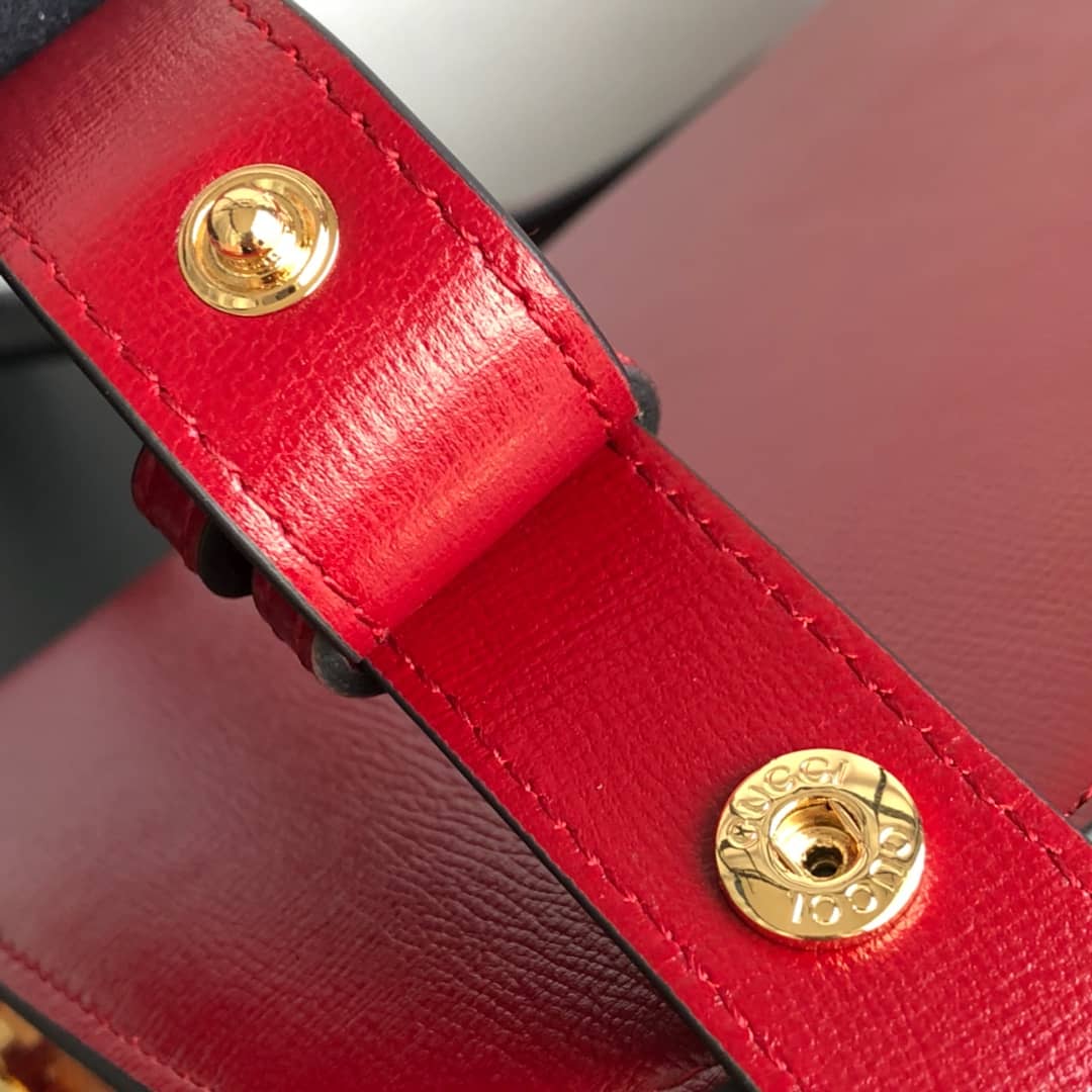 Gucci Horsebit 1955 Shoulder Bag Replica Red 602204