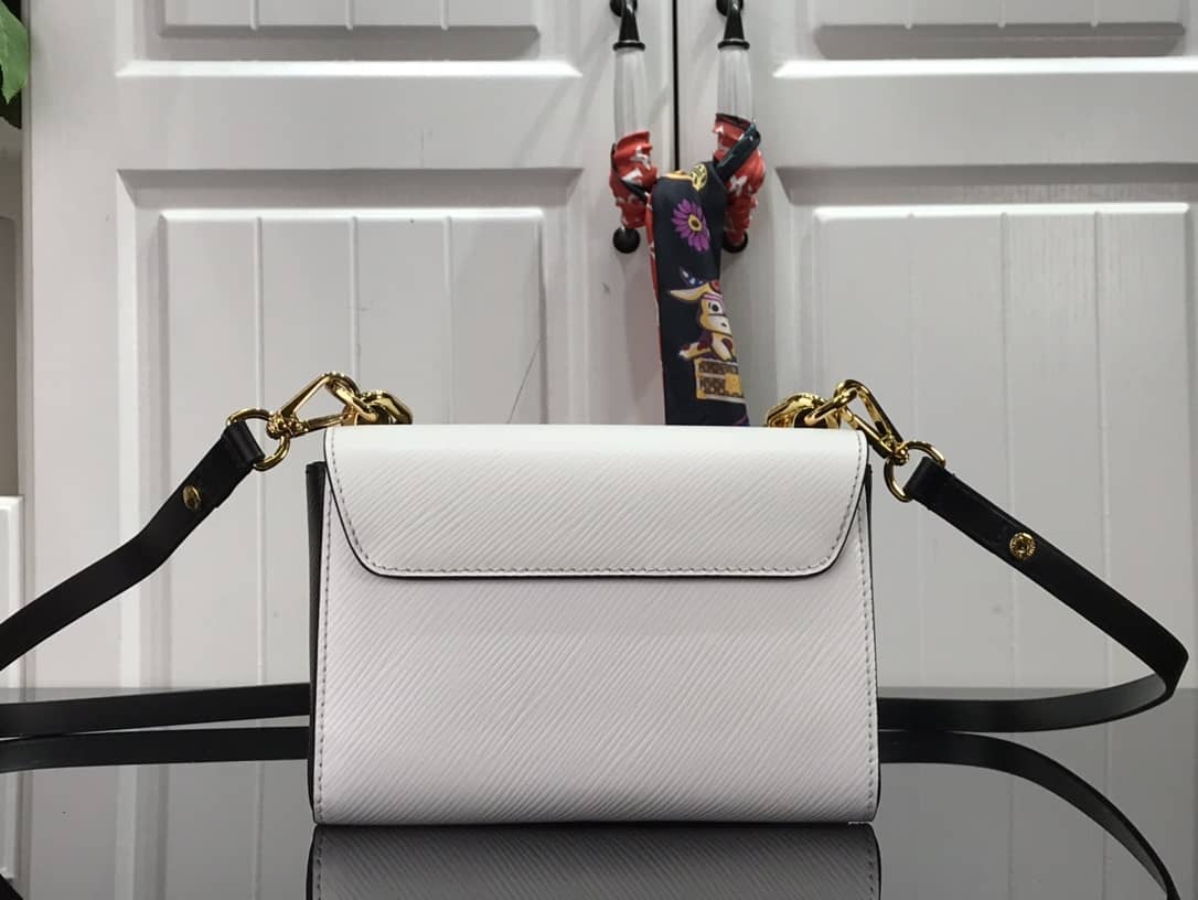 Louis Vuitton Monogram 2Way Leather Twist Replica Handbag White M58526