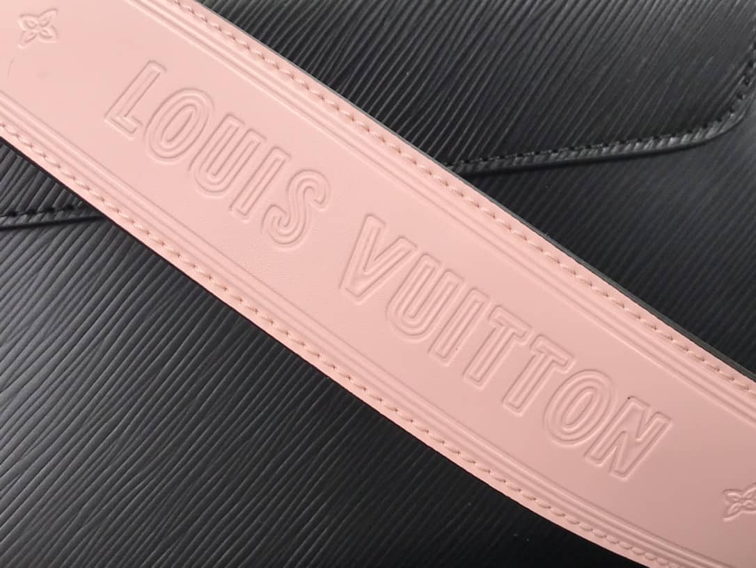 Louis Vuitton Epi leather Twist MM Replica Handbag Black M57667