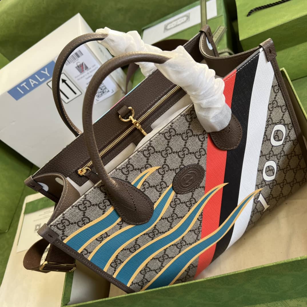 Gucci x Disney Donald Duck Tote Replica 648134