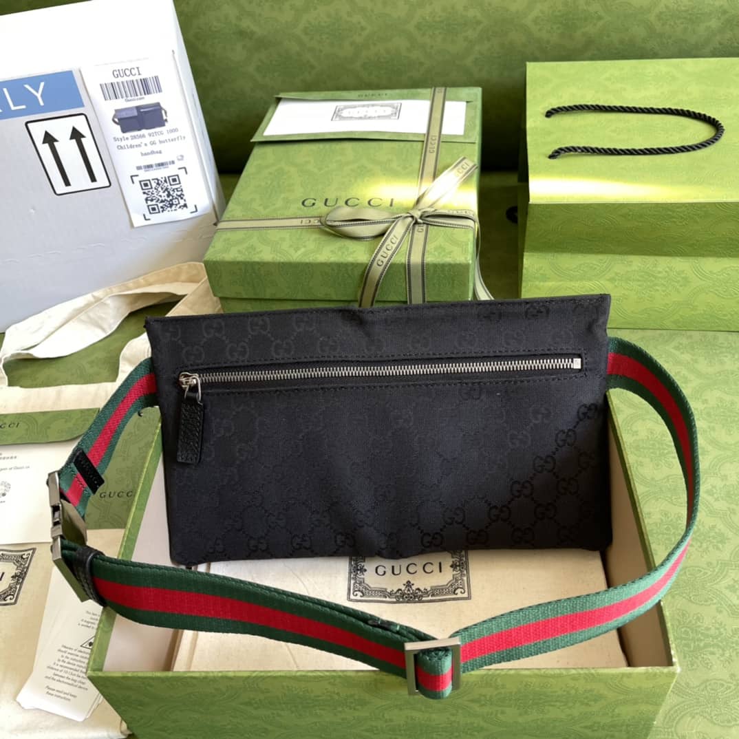 Gucci GG Canvas Waist Crossbody Belt Bag Replica 28566