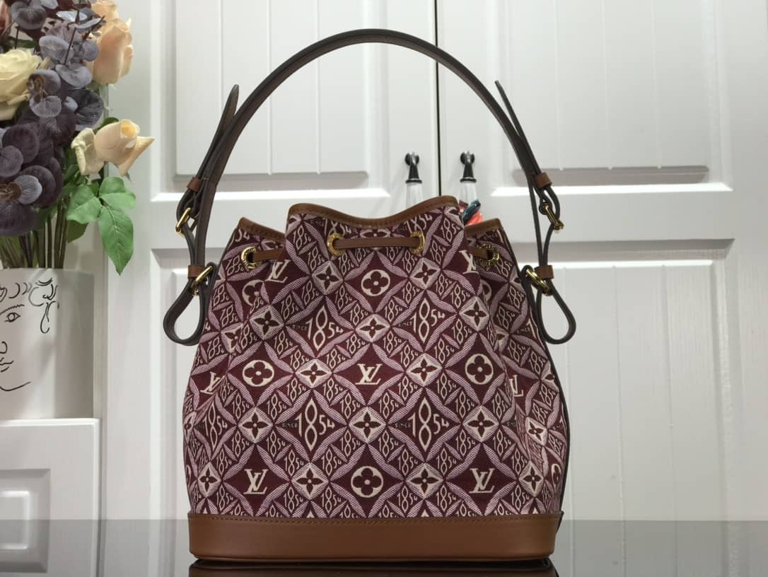 Louis Vuitton Monogram Jacquard Since 1854 Petit NOE Replica Bag M57154