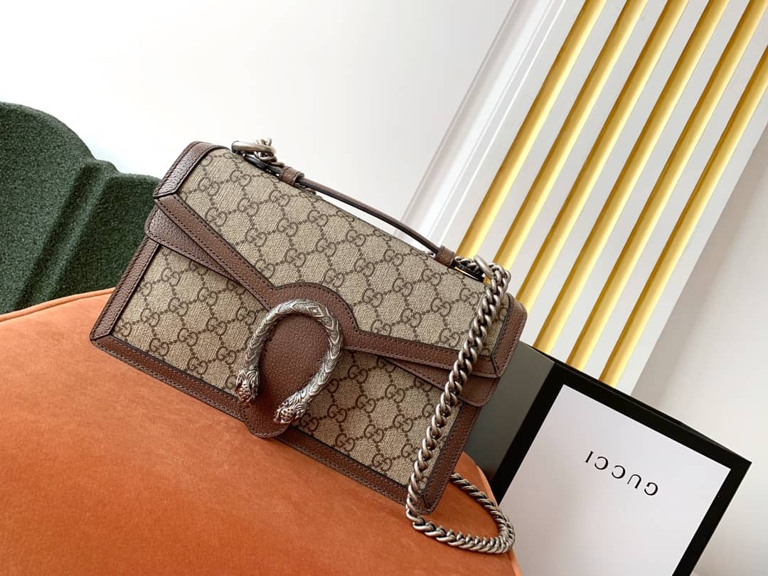 Gucci Dionysus GG Top Handle Bag Replica Brown 621512
